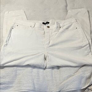 Ann Taylor Women's White Straight Leg Jeans